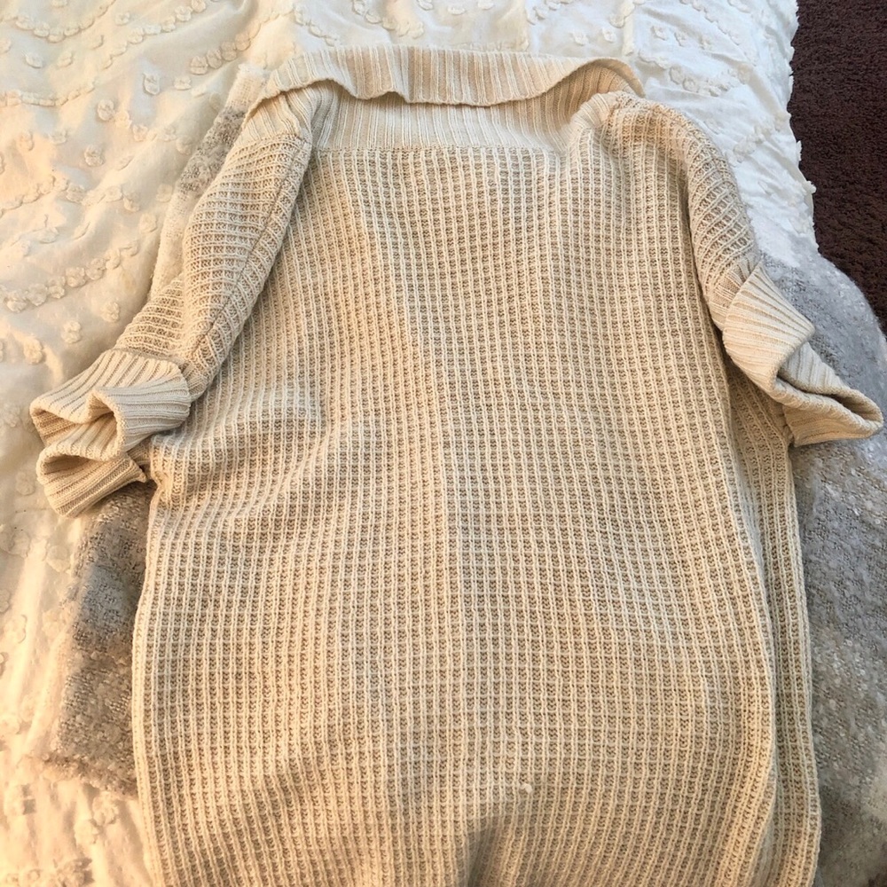 Cream Knit Cardigan - Picture 3 of 4